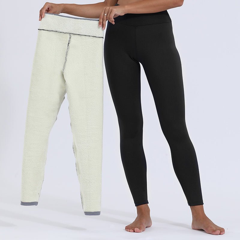 Winter Leggings Warm Thick High Stretch Lamb Cashmere Woman Pants - Body Bliss Essentials
