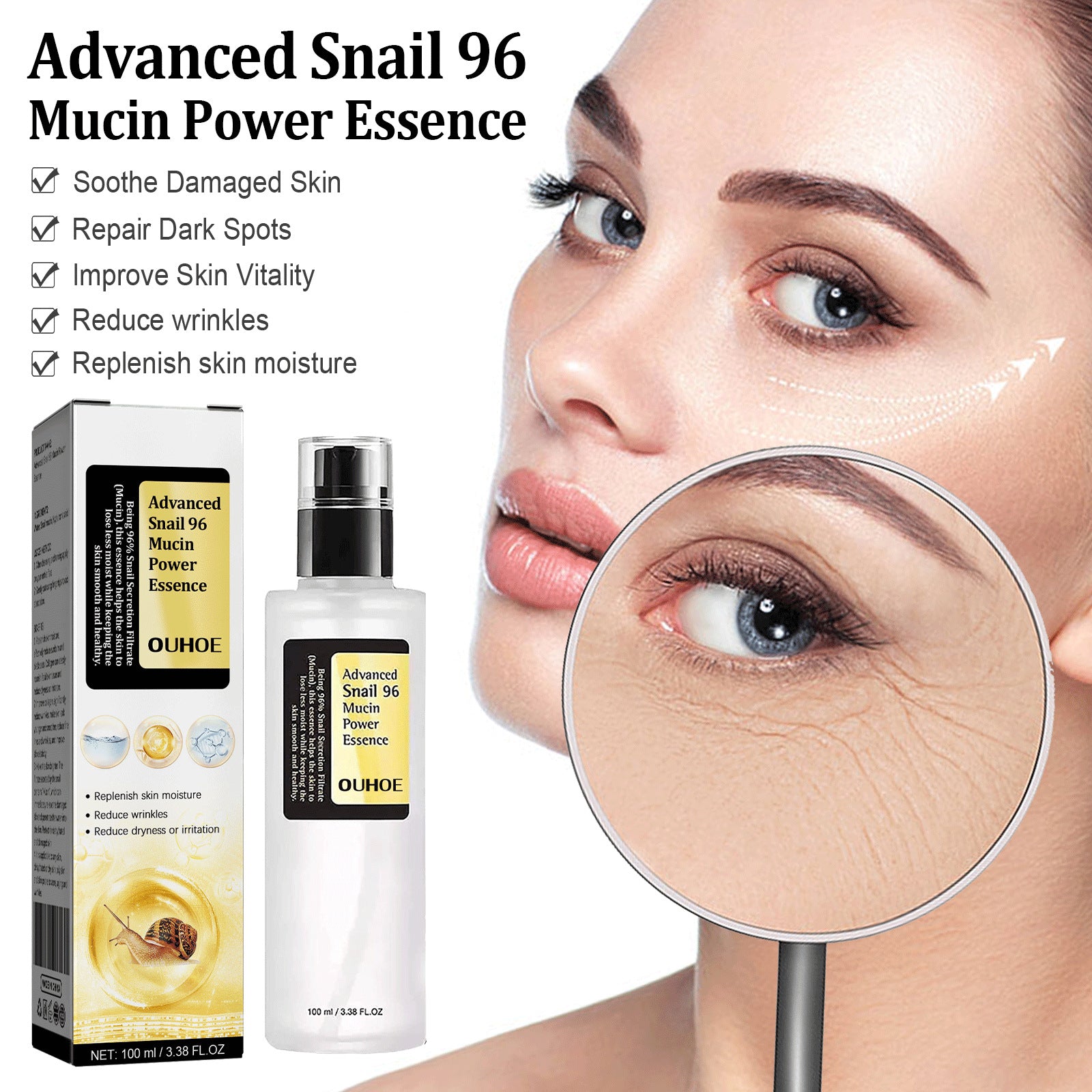 Snail Serum Collagen Facial Serum Original - Body Bliss Essentials