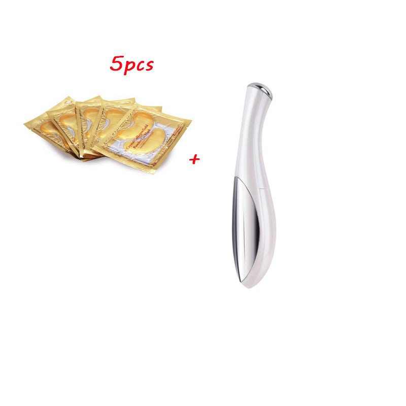 10pcs5packs Gold Crystal Collagen Eye Mask Eye Patches Eye Mask For Face Care Dark Circles Remove Gel Mask For The Eyes Ageless - Body Bliss Essentials