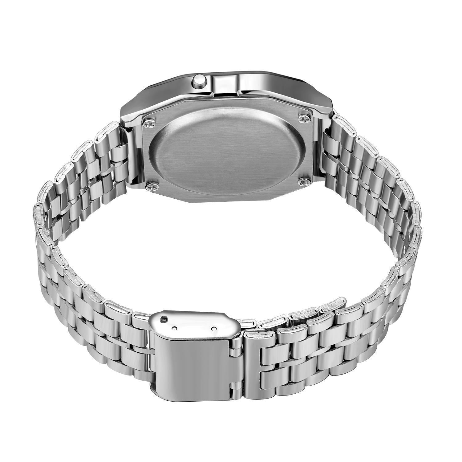 Steel Band Electronic Watch - Body Bliss Essentials