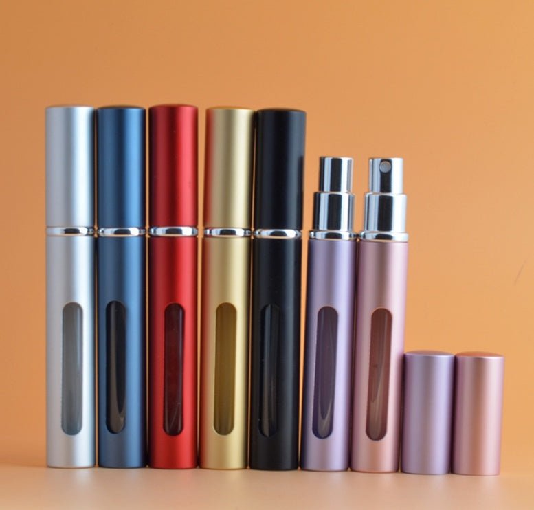 5ml perfume bottle, portable perfume spray bottle, aluminum perfume bottle, travel high - end cosmetics empty bottle. - Body Bliss Essentials