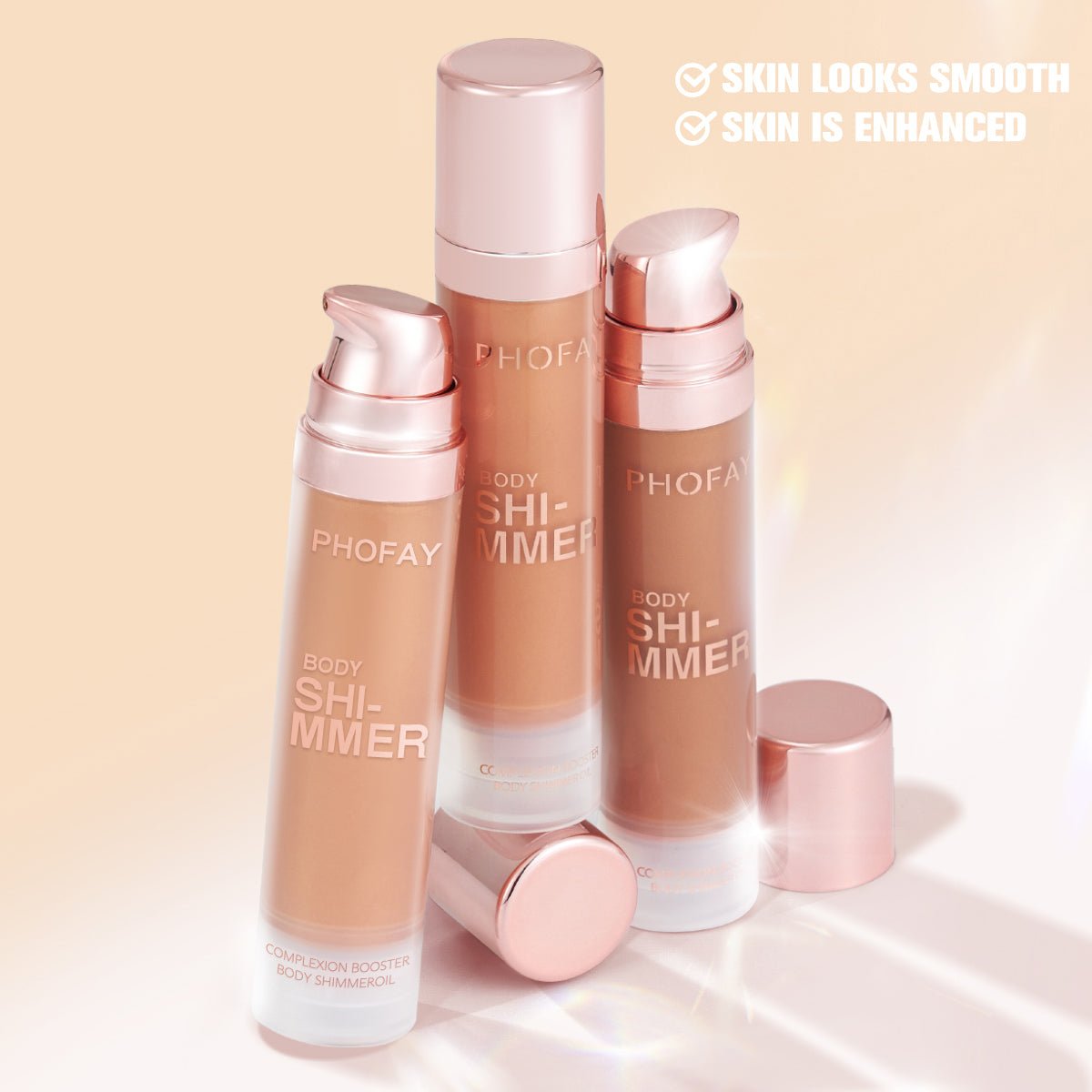 PHOFAY Body Shimmer Oil - Body Bliss Essentials