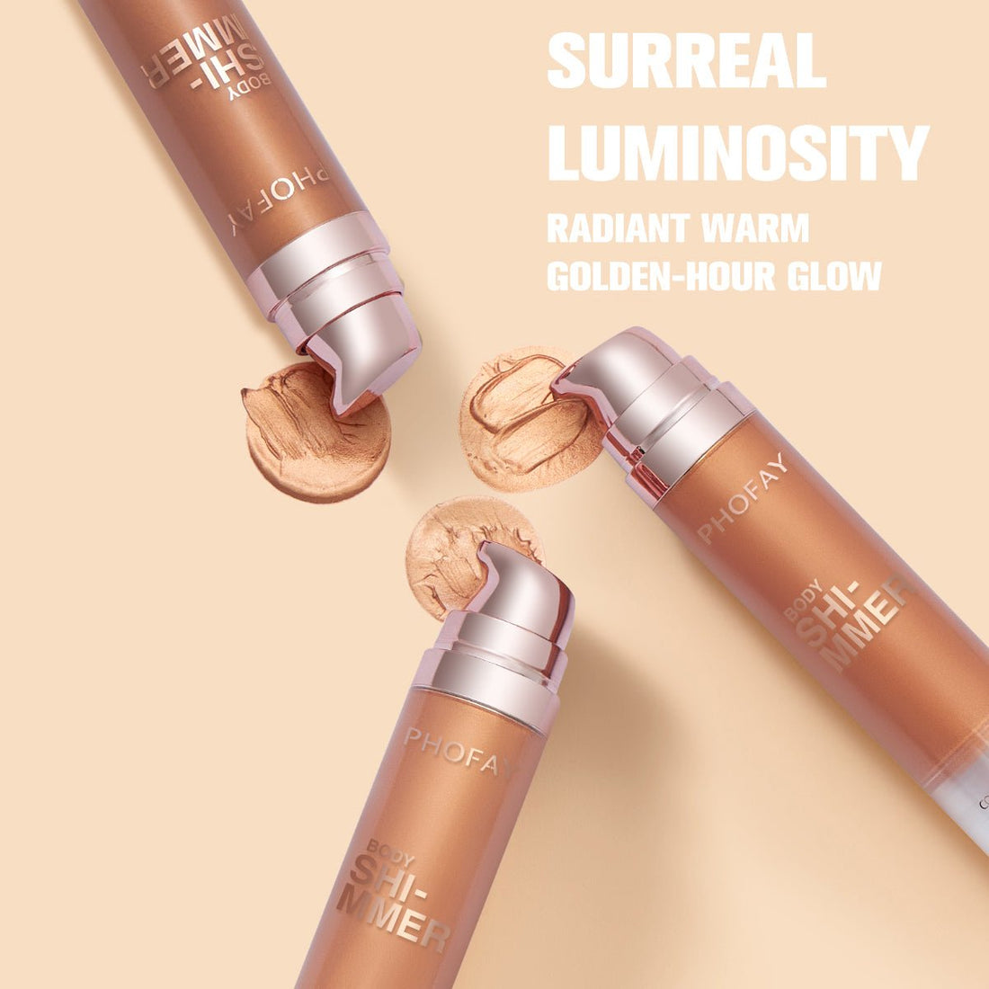 PHOFAY Body Shimmer Oil - Body Bliss Essentials