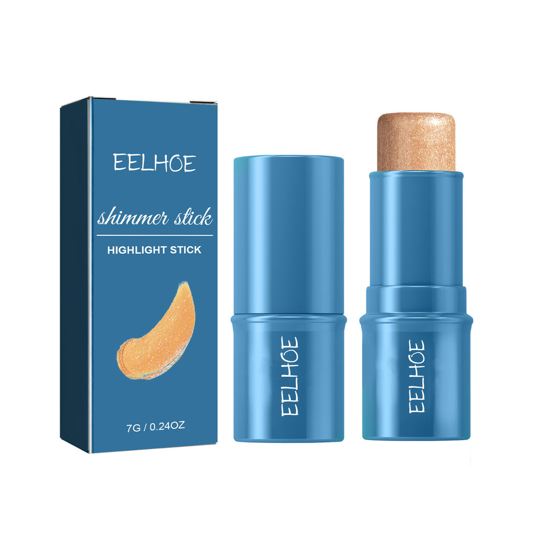 Multifunctional Highlight Shadow Blush Stick Three - dimensional Brightening Naturally Waterproof Light Lazy Shading Cream - Body Bliss Essentials