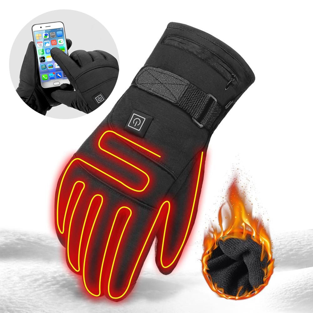 Winter Electric Heated Gloves Motorcycle Touch Screen Gloves - Body Bliss Essentials