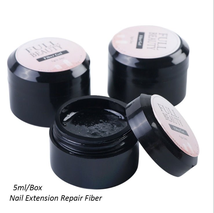 Creacked Repair Glue Nail Fiber Silk Extension Gel Fiberglass Poly UV Builder Gel Polish Manicure Art Prolonged Tool - Body Bliss Essentials