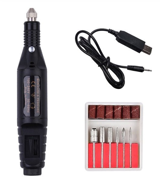 Electric Nail Polish Machine Pen Nail Art Tool - Body Bliss Essentials