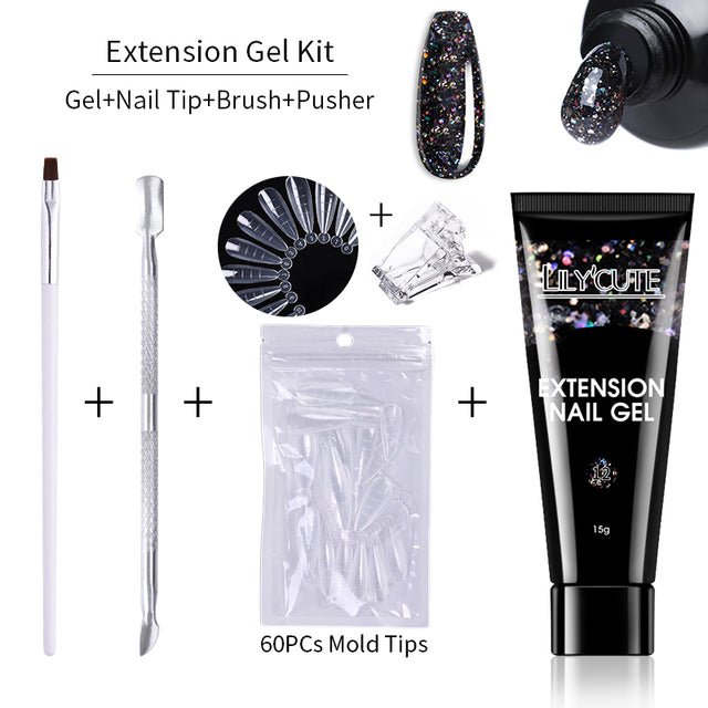 15ml Nail Extension Gel Kit - Body Bliss Essentials