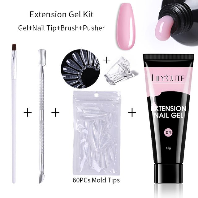 15ml Nail Extension Gel Kit - Body Bliss Essentials