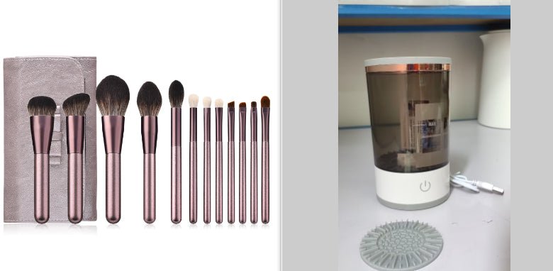Women Eye Shadow Brush Cleaning Tool Portable Electric Makeup Brush Cleaner Machine With USB Charging Automatic Cosmetic Brush - Body Bliss Essentials