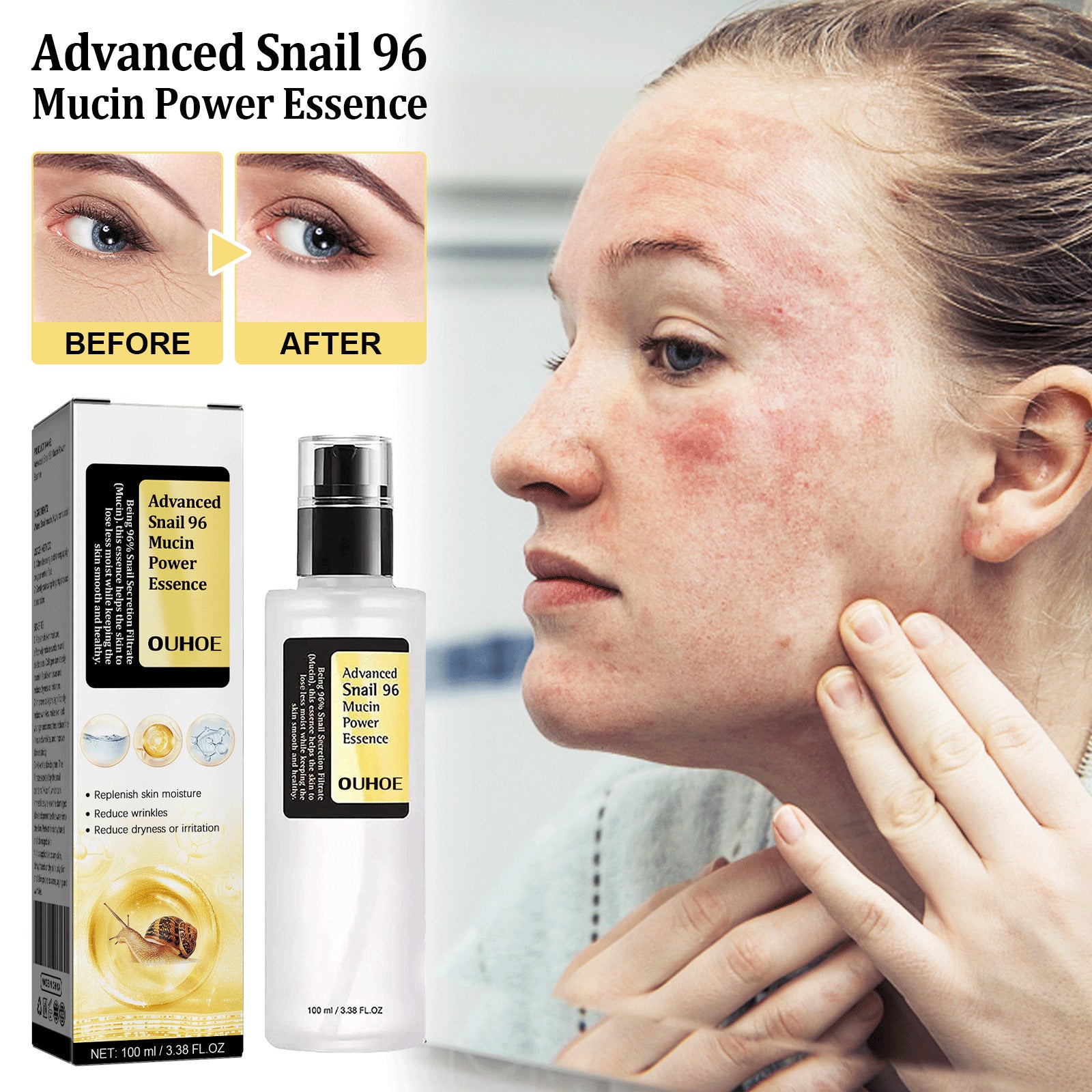 Snail Serum Collagen Facial Serum Original - Body Bliss Essentials