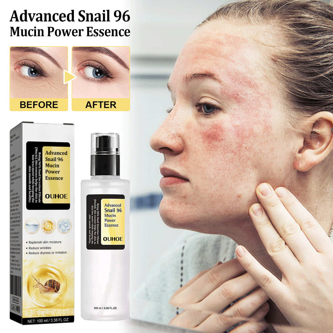 Snail Serum Collagen Facial Serum Original - Body Bliss Essentials
