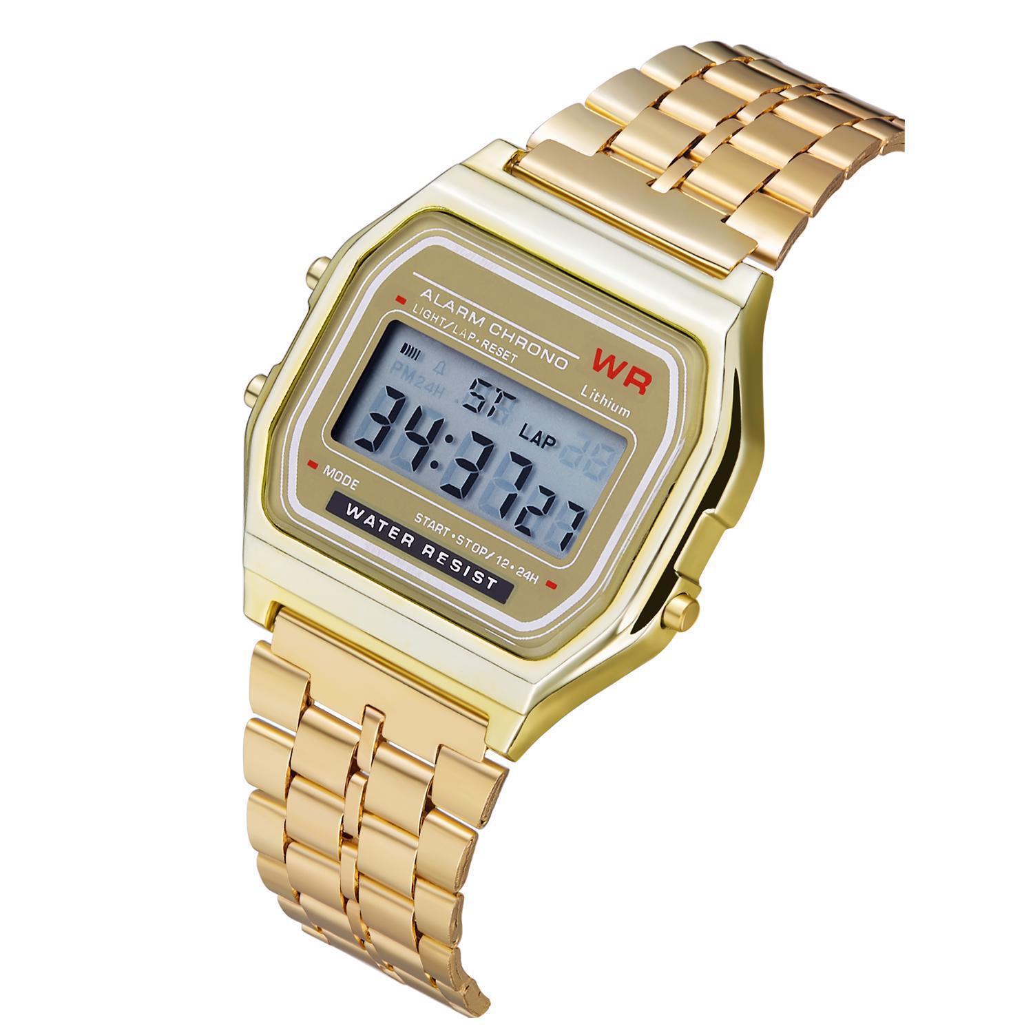 Steel Band Electronic Watch - Body Bliss Essentials