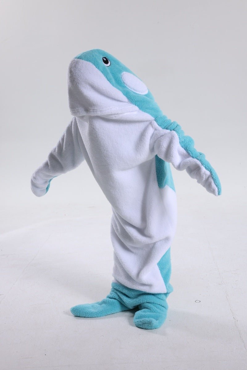 Dolphin Shark Blanket Soft Hooded Sleeping Bag - Body Bliss Essentials