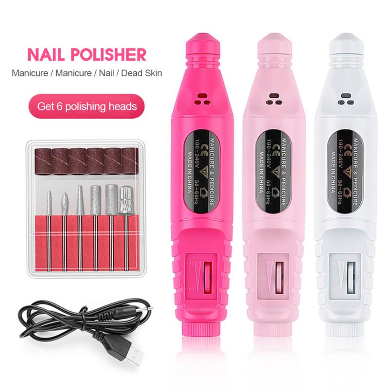 Electric Nail Polish Machine Pen Nail Art Tool - Body Bliss Essentials