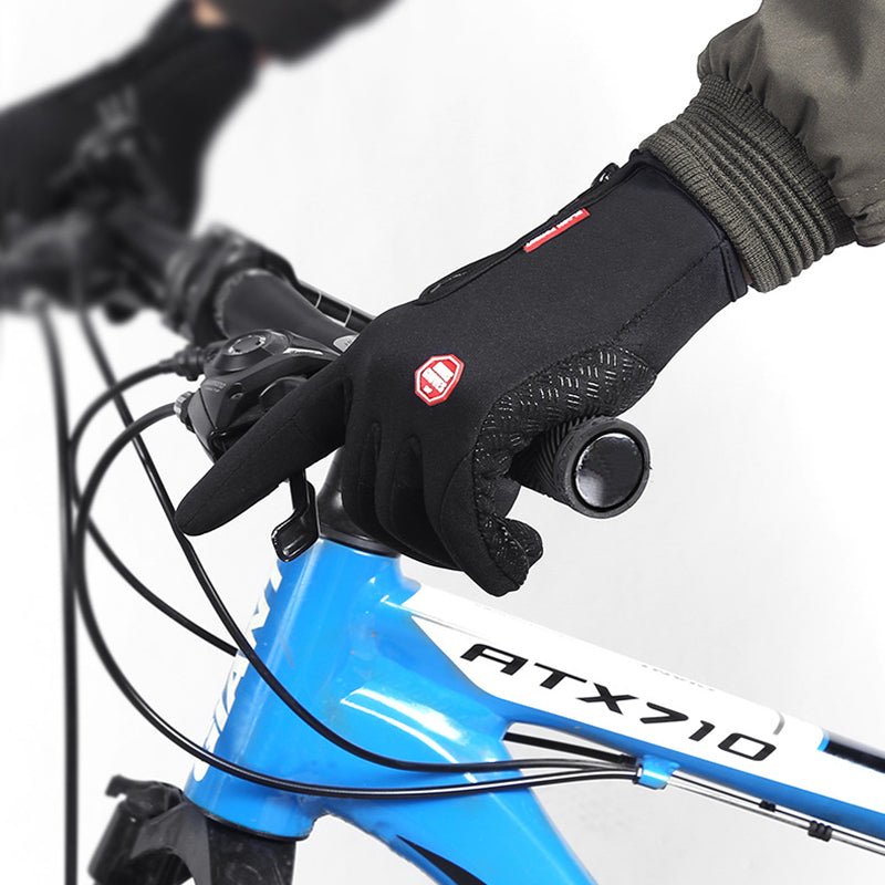 Winter Gloves Touch Screen Riding Motorcycle Sliding Waterproof Sports Gloves With Fleece - Body Bliss Essentials
