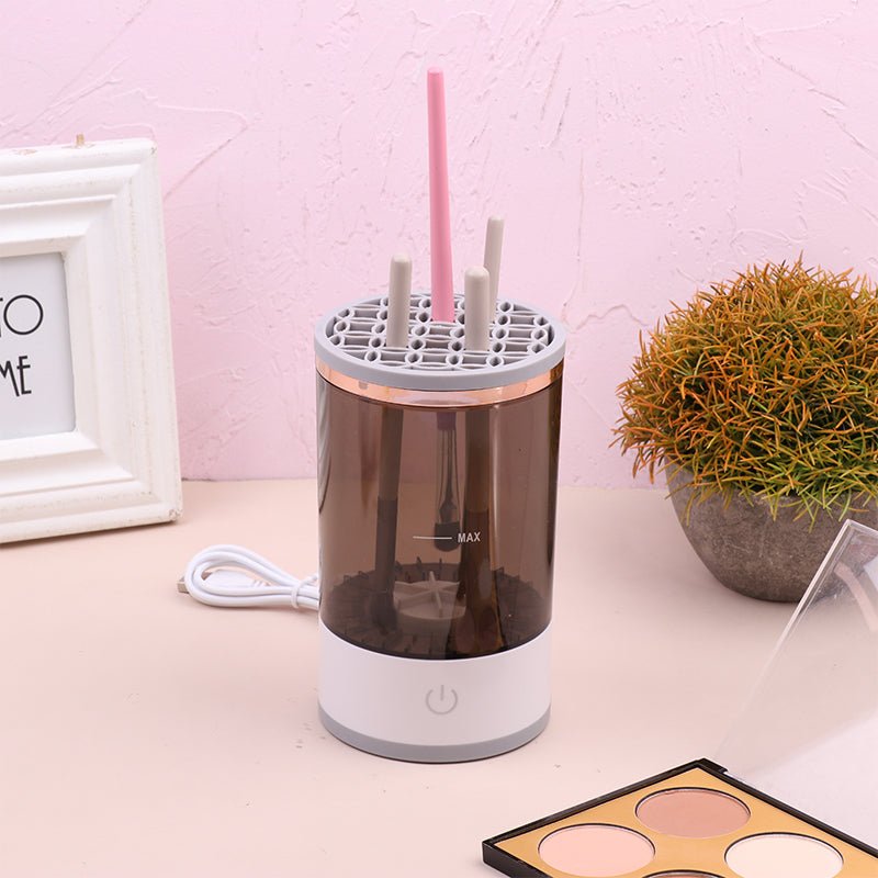 Women Eye Shadow Brush Cleaning Tool Portable Electric Makeup Brush Cleaner Machine With USB Charging Automatic Cosmetic Brush - Body Bliss Essentials