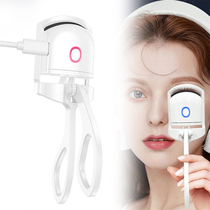 Heated Eyelash Curler Electric Temperature Control Mini Eyelash Curler Electric Portable Charging - Body Bliss Essentials