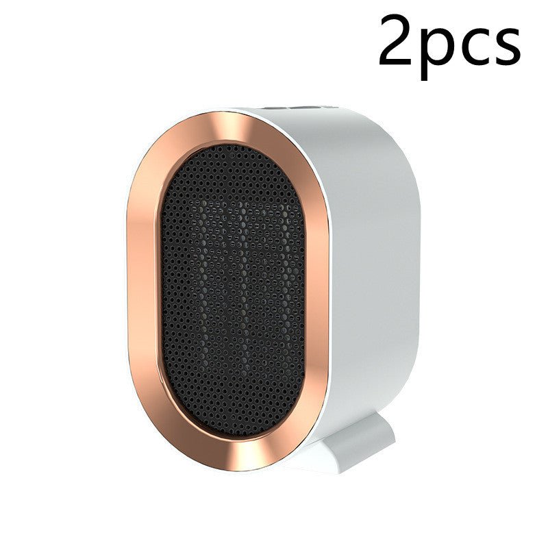 Desktop Electric Heater Mini Portable Fan Heater 220V PTC Ceramic Heating Warm Air Blower Home Office Warmer Machine - Body Bliss Essentials