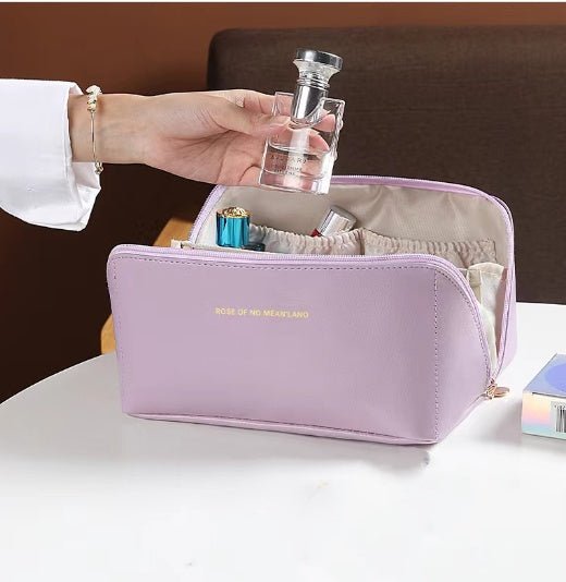 Travel Cosmetic Bag Large Capacity Multifunction Organizer Female Storage Make Up Case Tool - Body Bliss Essentials