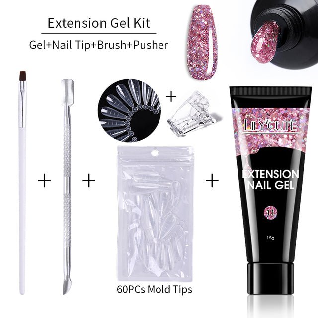 15ml Nail Extension Gel Kit - Body Bliss Essentials