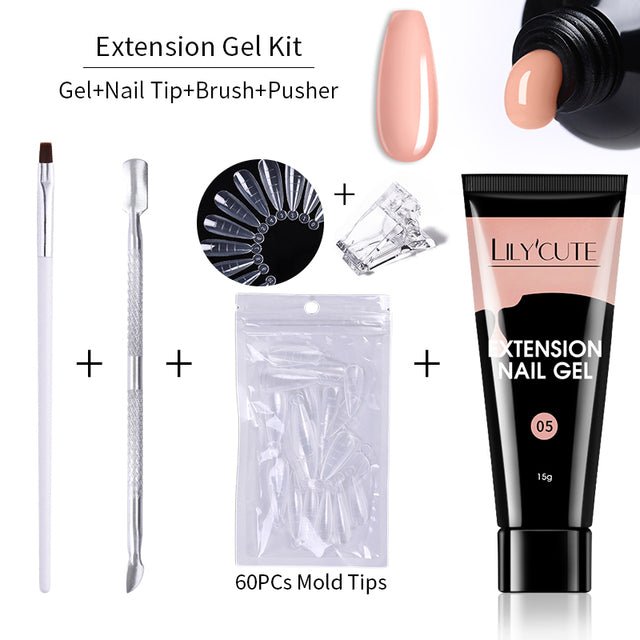 15ml Nail Extension Gel Kit - Body Bliss Essentials