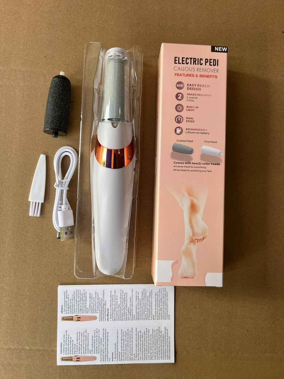 Electric Foot Grinder Foot Peeling Machine Foot Repair Tool - Body Bliss Essentials