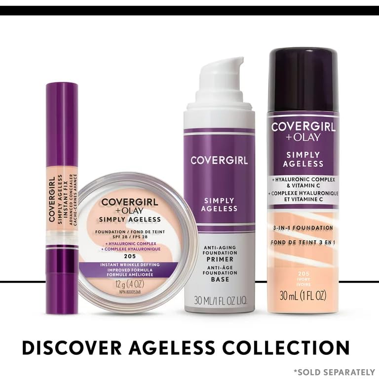CoverGirl & Olay Simply Ageless 3 - in - 1 Liquid Foundation - Body Bliss Essentials