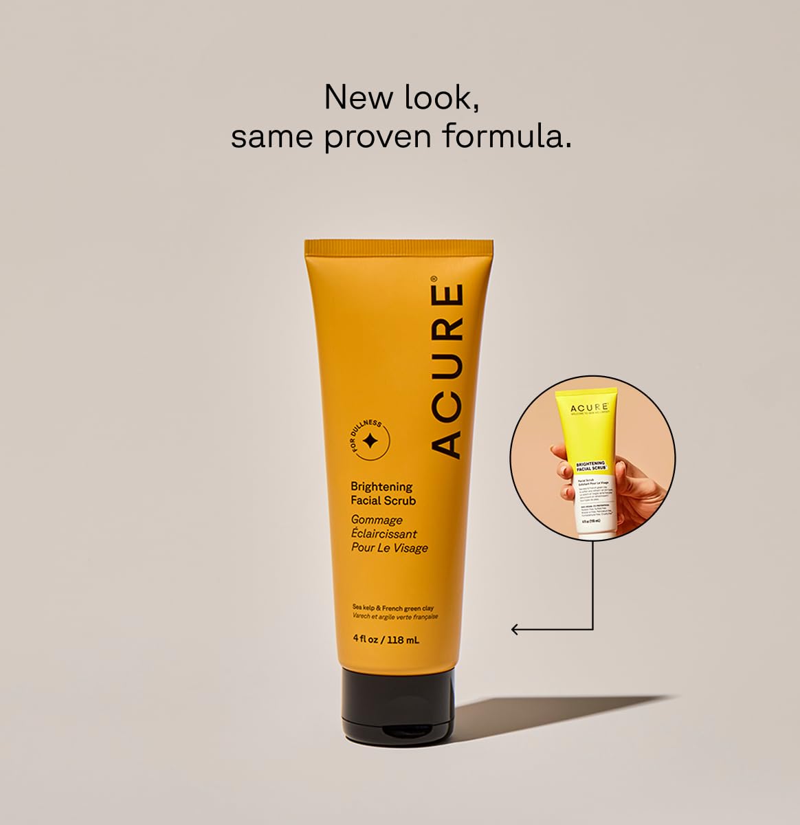 Acure Brightening Facial Scrub for a Youthful - Body Bliss Essentials