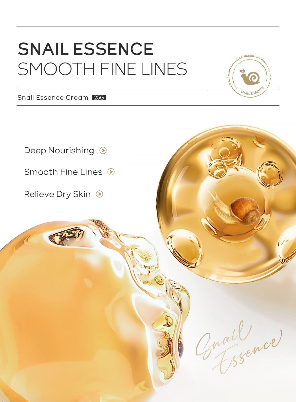 Moisturizing Skin Care Products Laikou Snail Cream - Body Bliss Essentials