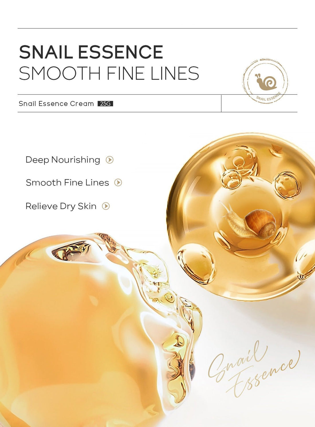 Moisturizing Skin Care Products Laikou Snail Cream - Body Bliss Essentials