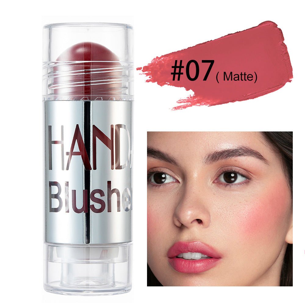 Cheek Blusher Shimmer Blush Stick Face Makeup Highlighter Bronzer Contour Cream Long - lasting Facial Make Up Cosmetics - Body Bliss Essentials