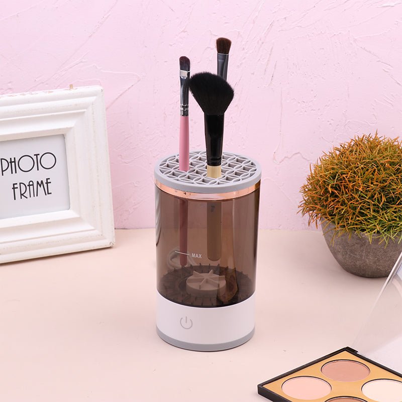 Women Eye Shadow Brush Cleaning Tool Portable Electric Makeup Brush Cleaner Machine With USB Charging Automatic Cosmetic Brush - Body Bliss Essentials