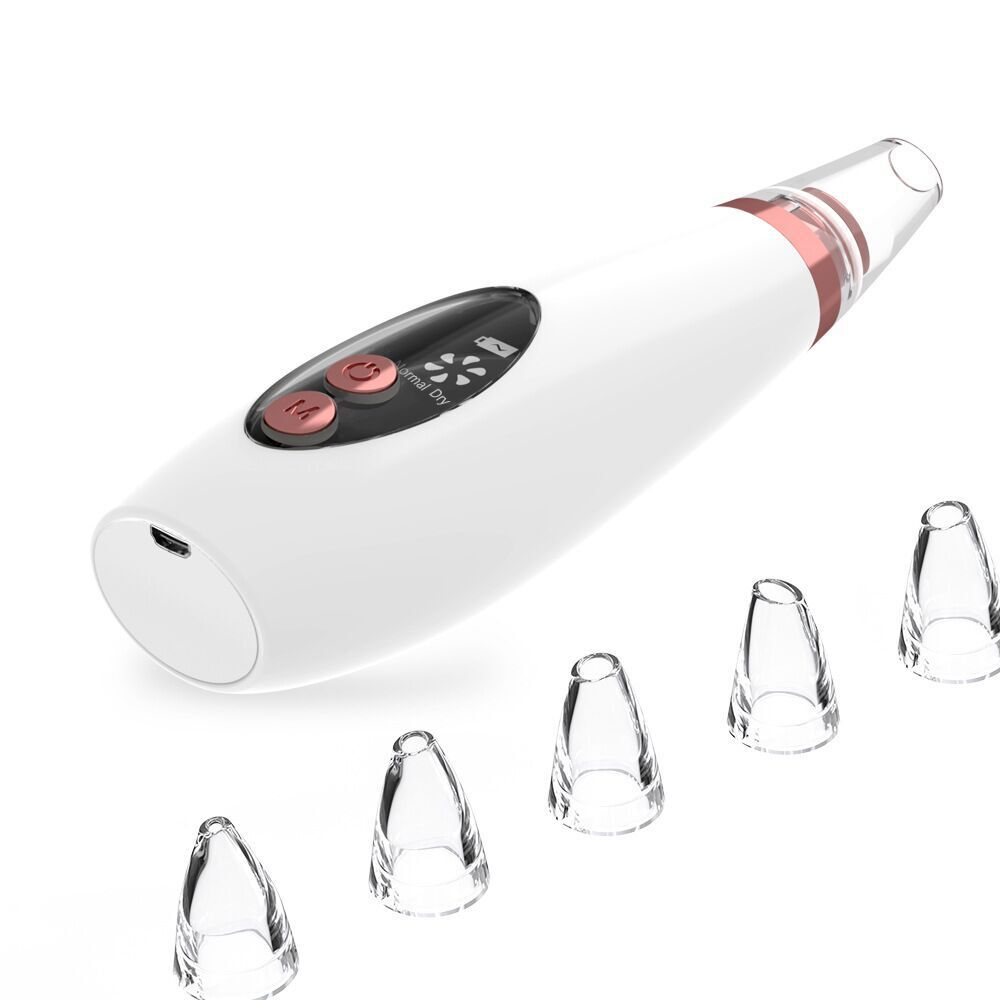 Blackhead Pore Vacuum Cleaner Nose Cleanser Blackheads Remover Blackhead Acne Removal Button Face Suction Beauty Skin Care Tool - Body Bliss Essentials