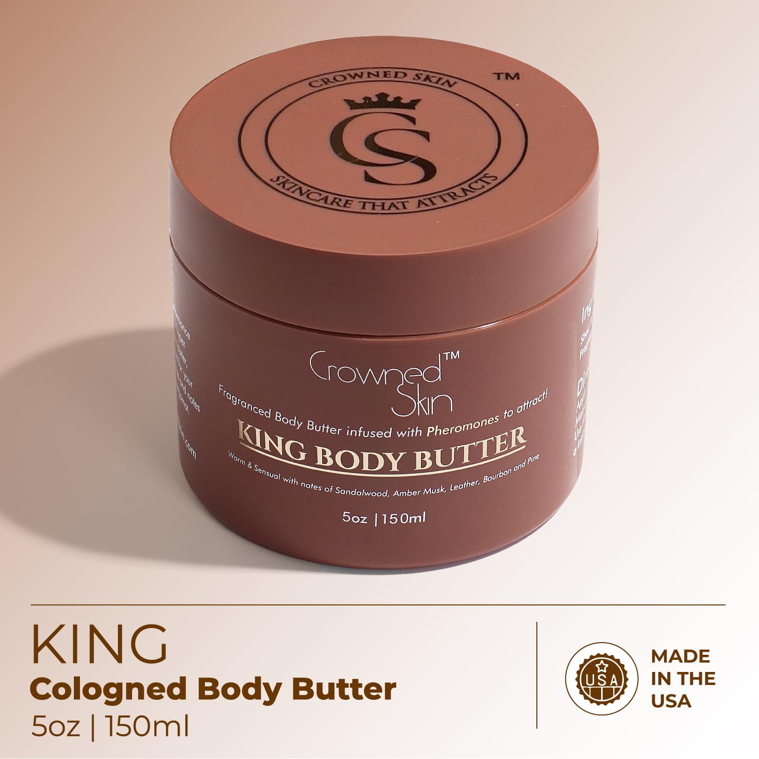 King Cologned Body Butter | Warm and Sensual Scent - Body Bliss Essentials