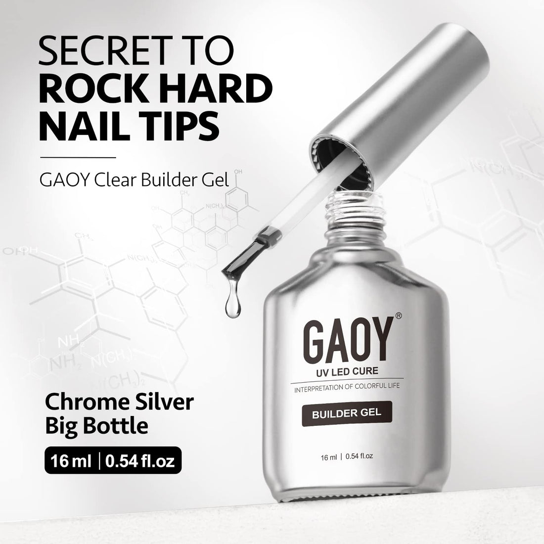 GAOY Clear Builder Gel for Nails - Body Bliss Essentials