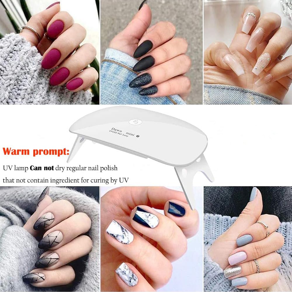 Kepma UV LED Nail Dryer Mini lamp Portable Curing Light for Gel Nail Polish - Body Bliss Essentials