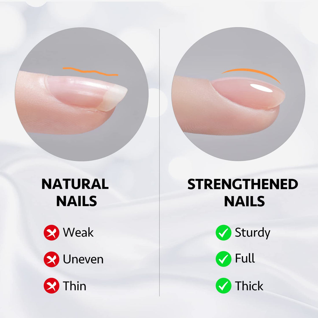 GAOY Clear Builder Gel for Nails - Body Bliss Essentials