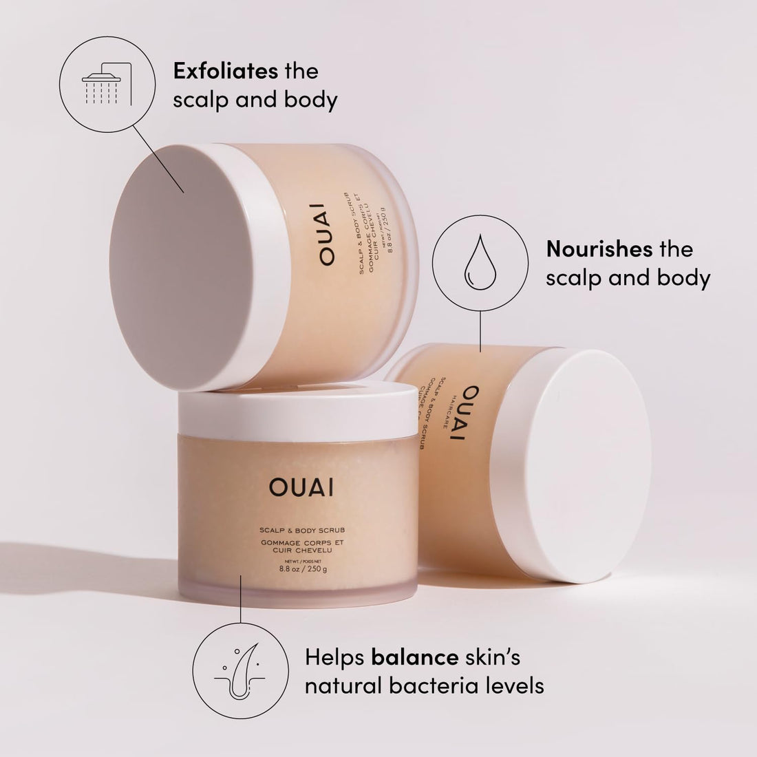 OUAI Scalp & Body Scrub - Body Bliss Essentials