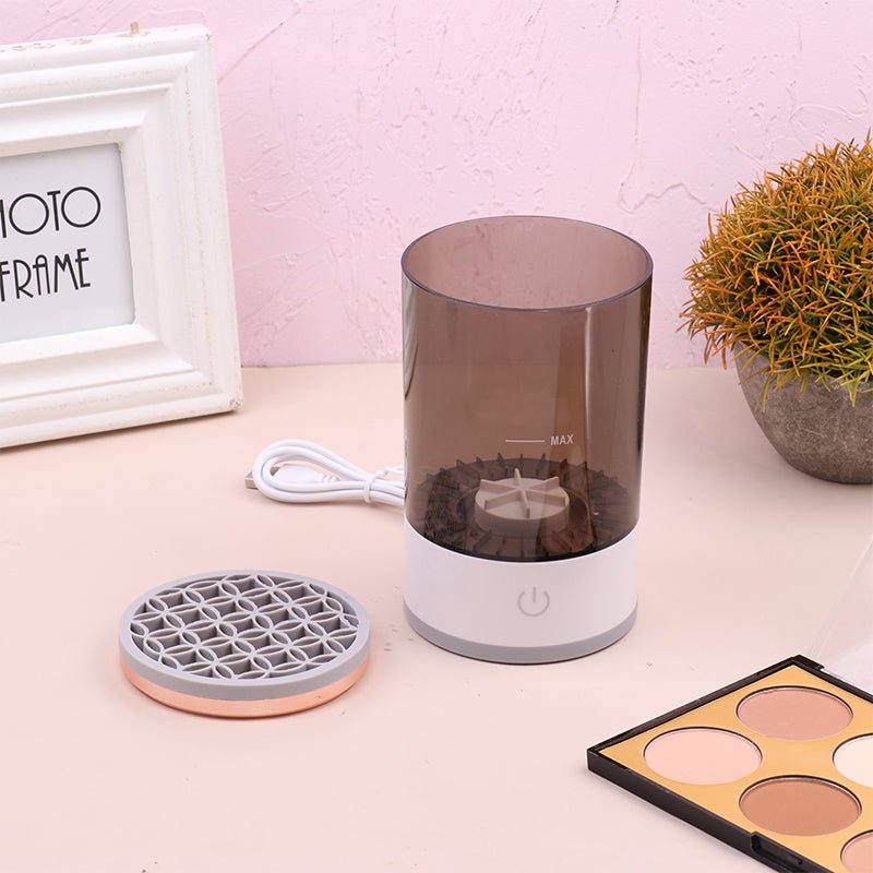 Women Eye Shadow Brush Cleaning Tool Portable Electric Makeup Brush Cleaner Machine With USB Charging Automatic Cosmetic Brush - Body Bliss Essentials