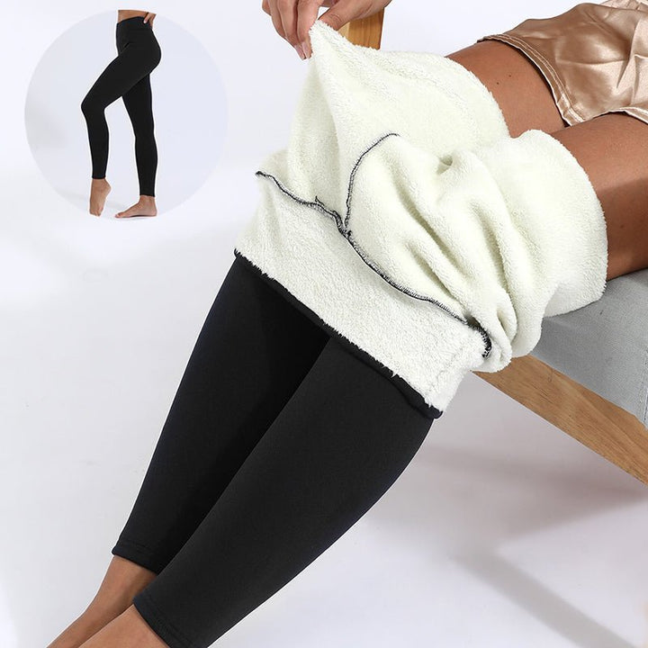 Winter Leggings Warm Thick High Stretch Lamb Cashmere Woman Pants - Body Bliss Essentials