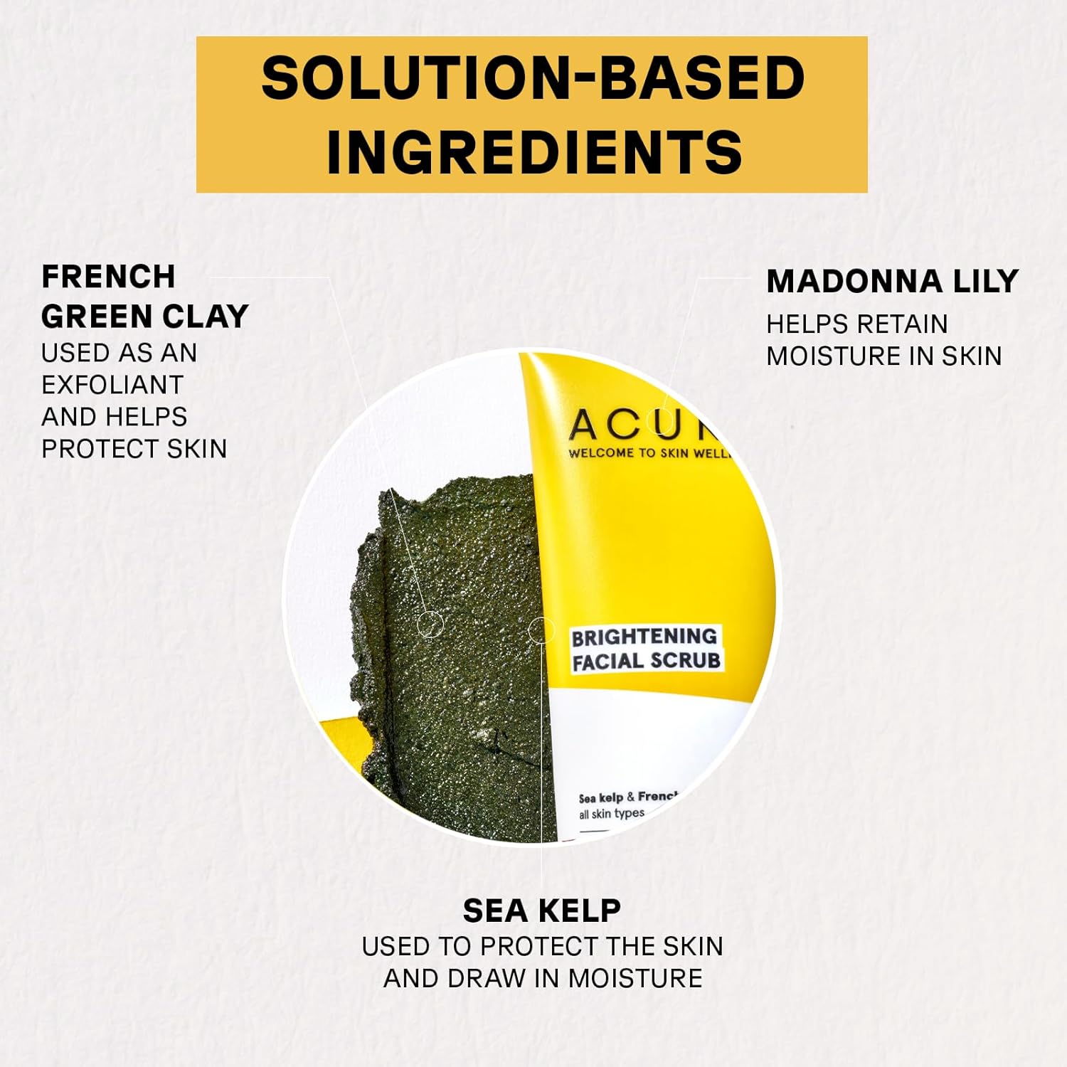 Acure Brightening Facial Scrub for a Youthful - Body Bliss Essentials