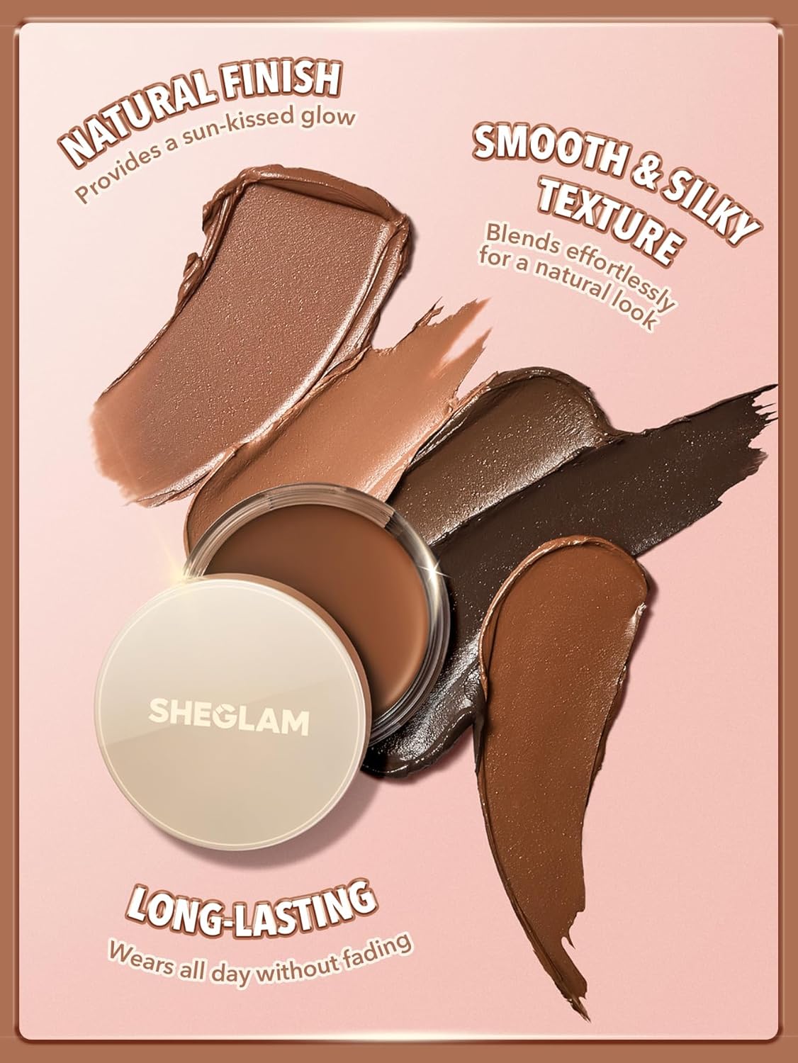 SHEGLAM Silk Haze Cream Bronzer Blendable Cream Makeup - Body Bliss Essentials