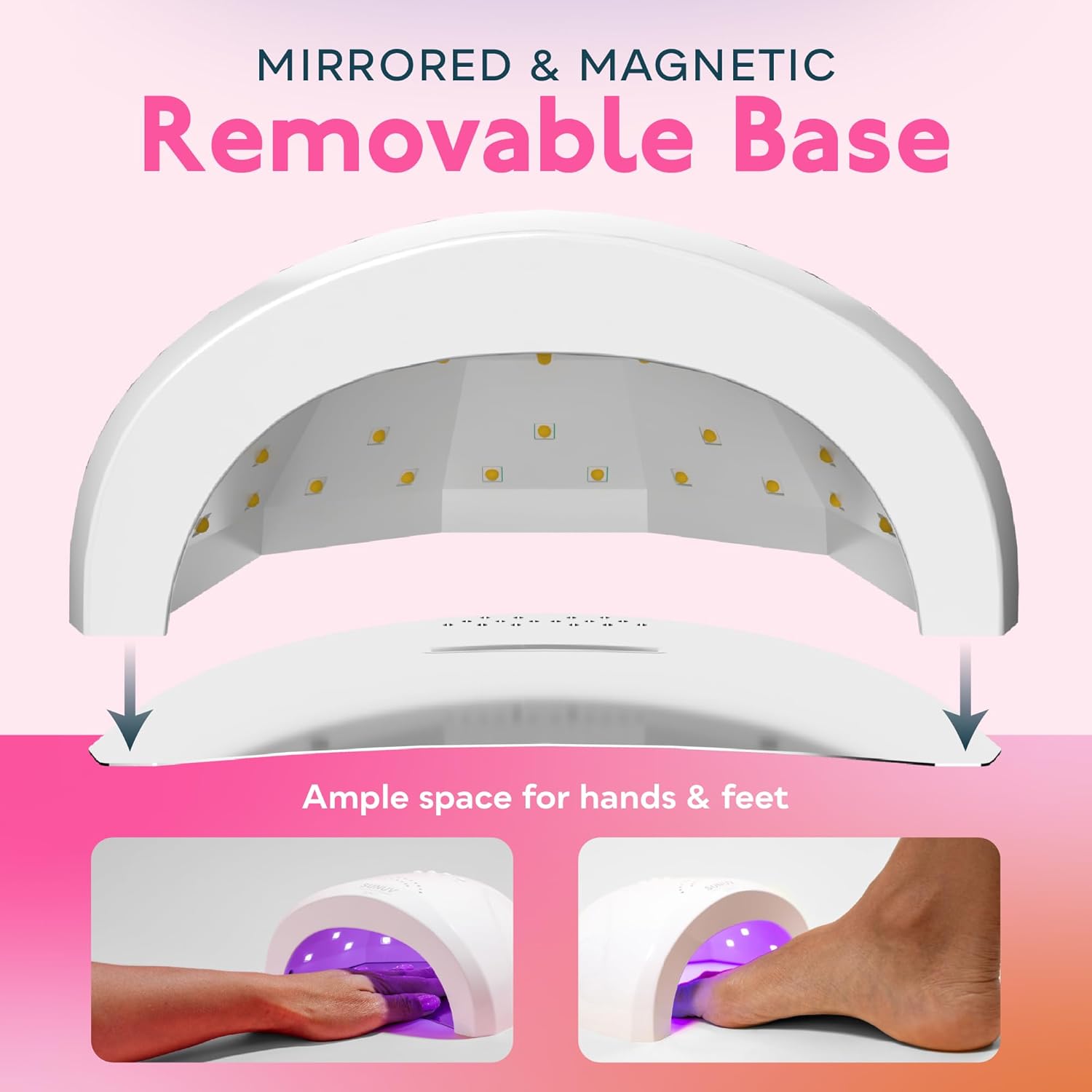 SUNUV UV LED Nail Lamp, Gel Light for Nail Polish - Body Bliss Essentials