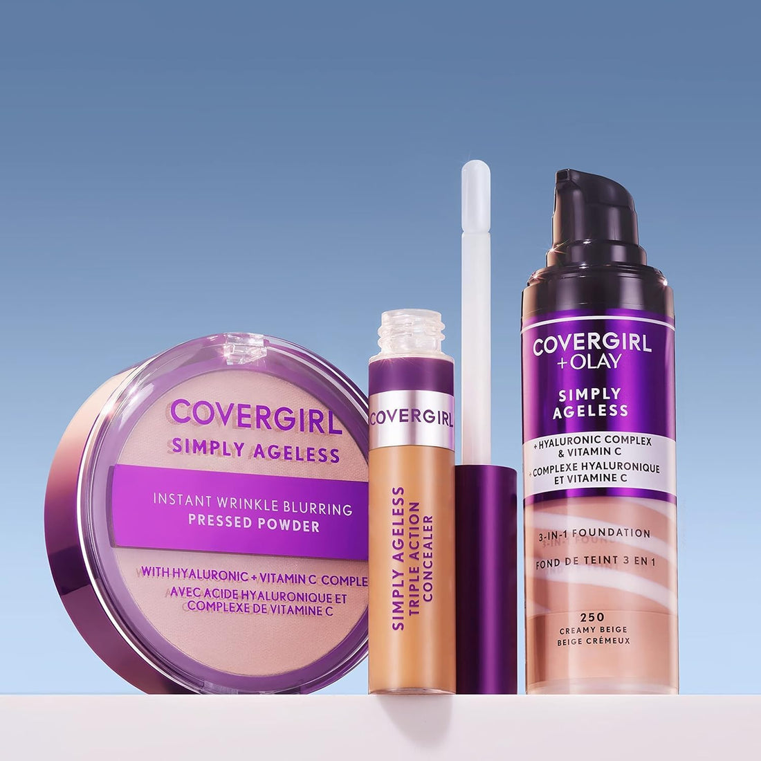CoverGirl & Olay Simply Ageless 3 - in - 1 Liquid Foundation - Body Bliss Essentials