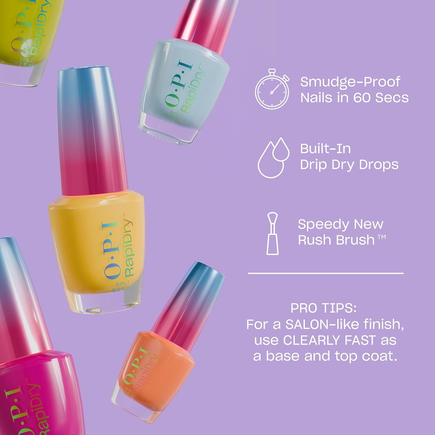 OPI RapiDry Quick Dry Nail Polish Colors - Body Bliss Essentials