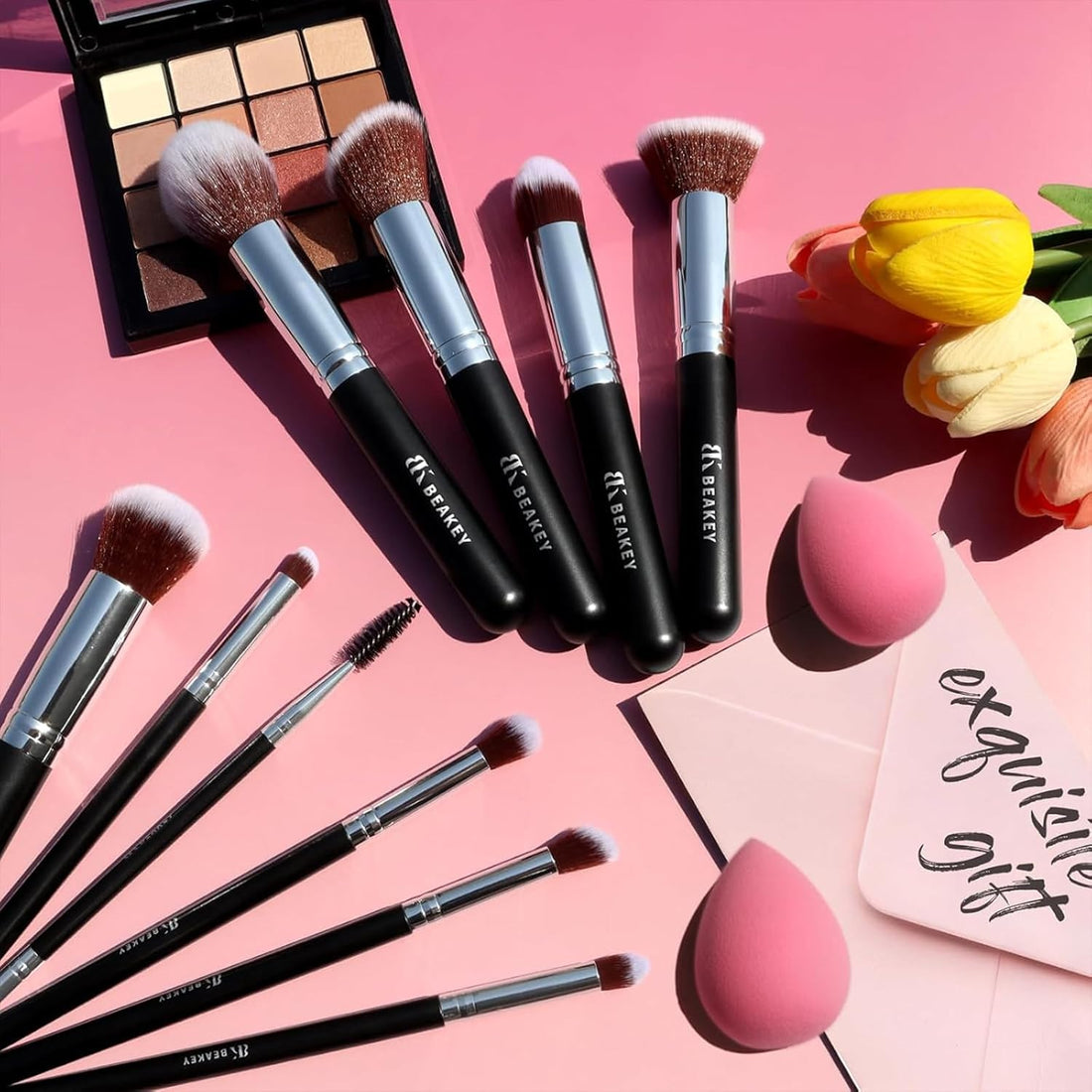 BEAKEY Makeup Brushes Set - Body Bliss Essentials