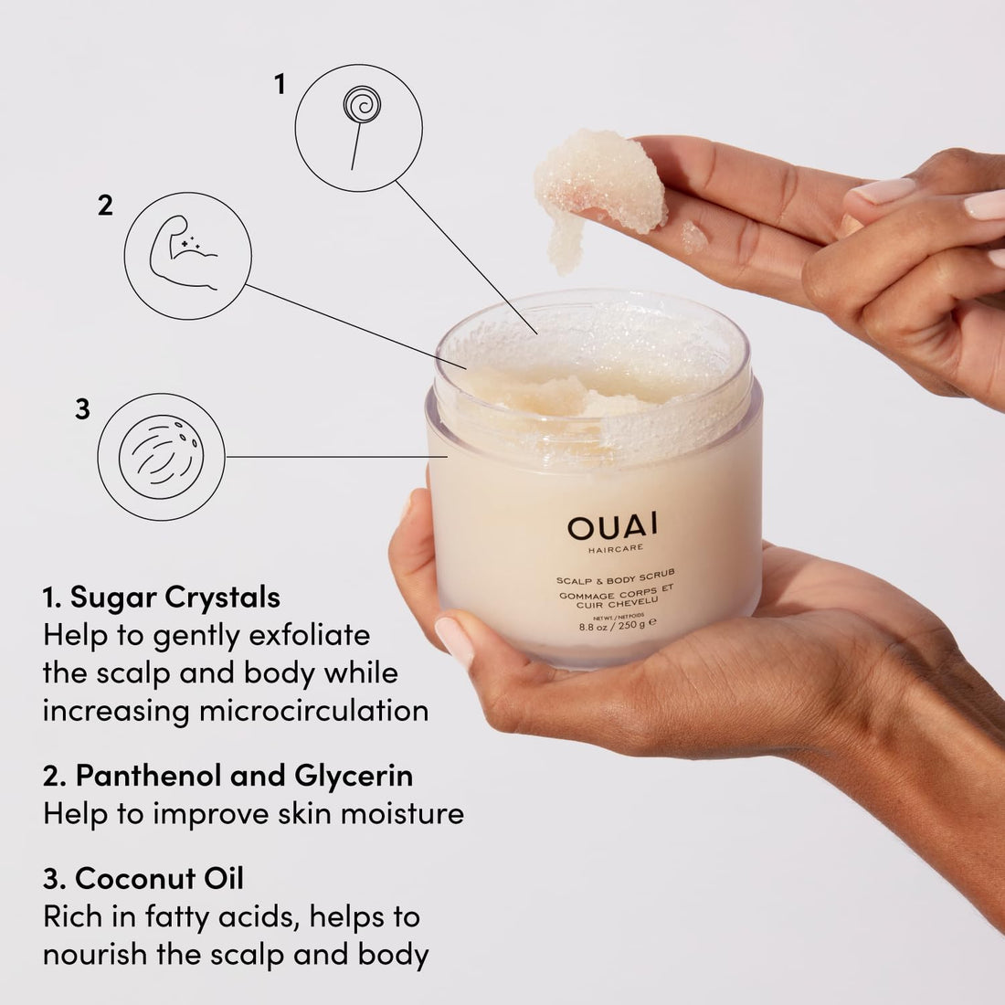 OUAI Scalp & Body Scrub - Body Bliss Essentials