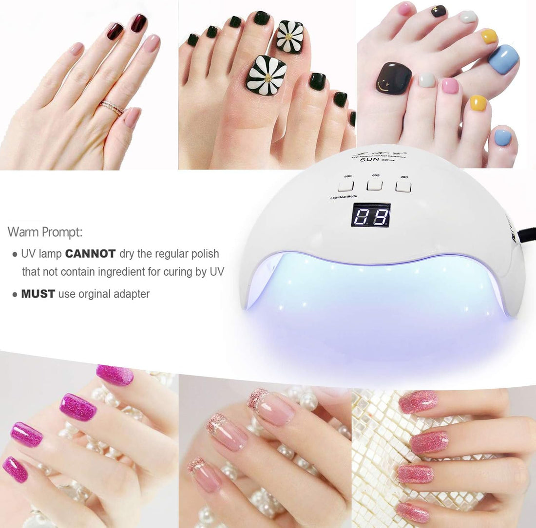 Gel UV LED Nail Polish Lamp, LKE Nail Dryer - Body Bliss Essentials