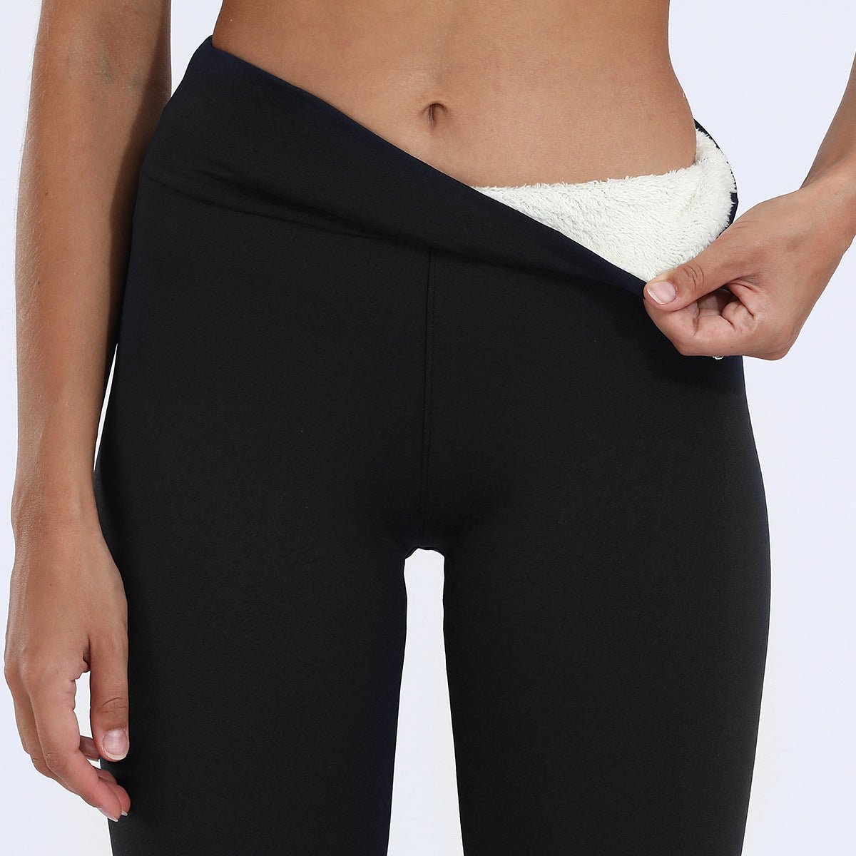 Winter Leggings Warm Thick High Stretch Lamb Cashmere Woman Pants - Body Bliss Essentials